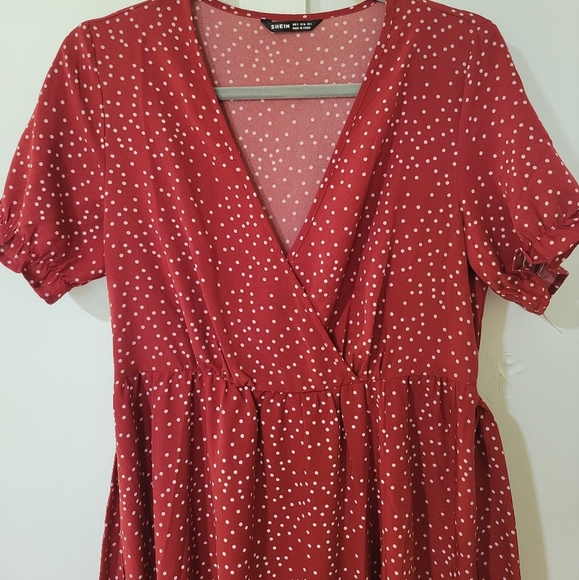 Red Polka Dot Dress - Picture 1 of 14